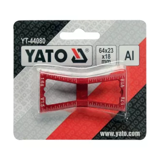 YATO Șablon de coadă de rândunică din aluminiu