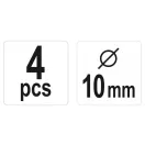 Marcator de dibluri YATO 10 mm (4 buc)