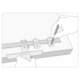 YATO Șablon de găurire ajustabil 250 mm Aluminiu