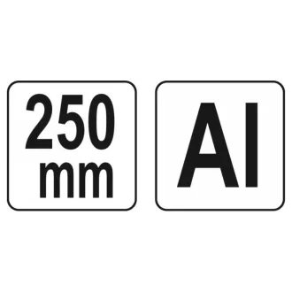 YATO Șablon de găurire ajustabil 250 mm Aluminiu