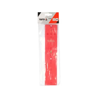   YATO Șablon de găurire pentru balamale 270 x 55 x 3,6 mm cu libelă