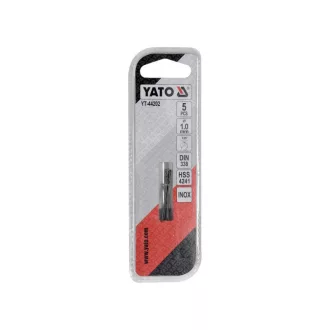   YATO Burghiu elicoidal 1,0 x 34/11 mm inox HSS Premium (5 buc)