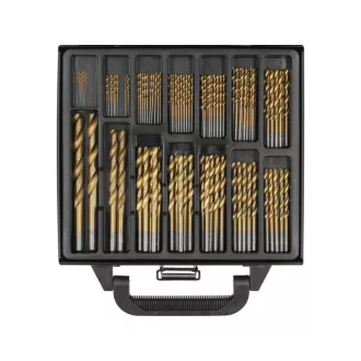 YATO Set de burghie elicoidale 99 piese 1-10 mm HSS Tit