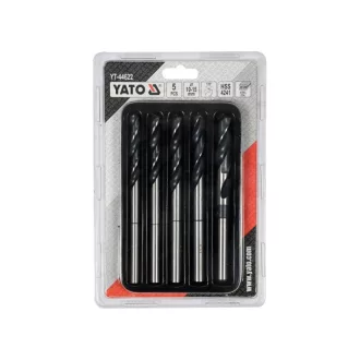 YATO Set de burghie elicoidale 5 piese 10-15 mm HSS