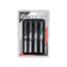 YATO Set de burghie elicoidale 4 bucăți 14-20 mm HSS