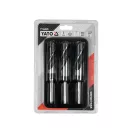 YATO Set burghie elicoidale cu 3 piese 22-25 mm HSS
