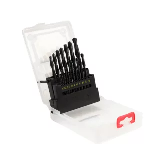 YATO Set de burghie elicoidale 19 piese 1-10 mm HSS