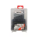 YATO Set de burghie elicoidale 19 piese 1-10 mm HSS