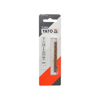 YATO Burghiu elicoidal 2,8 x 61/33 mm HSS-TiN (2 buc)