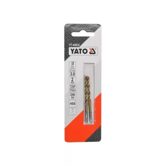 YATO Burghiu elicoidal 3,0 x 61/33 mm HSS-TiN (2 buc)