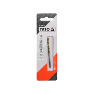 YATO Burghiu cu spirala 3,2 x 65/36 mm HSS-TiN