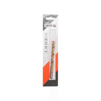 YATO Burghiu elicoidal 8,0 x 117/75 mm HSS-TiN