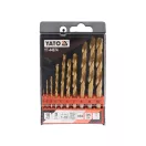 YATO Set de burghie elicoidale 10 buc 1-10 mm HSS-TiN