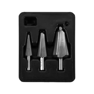 YATO Set burghie trepte 3 piese inox