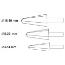 YATO Set burghie trepte 3 piese inox