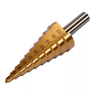 Burghiu pas YATO 4-22 mm 10 trepte HSS nitrura de titan