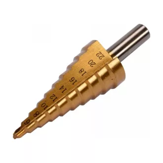 Burghiu pas YATO 4-22 mm 10 trepte HSS nitrura de titan