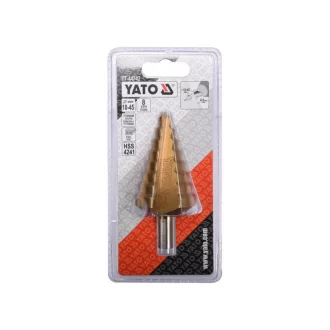 Burghiu pas YATO 10-45 mm 8 trepte HSS nitrura de titan