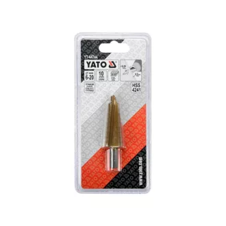 Burghiu pas YATO 6-20 mm 10 trepte HSS nitrura de titan