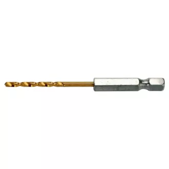   YATO Burghie elicoidală 2,5 x 80/30 mm HSS-TiN cu cap de bit