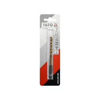   YATO Burghie elicoidală 4,8 x 106/52 mm HSS-TiN cu prindere bit