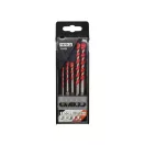 YATO Set universal de burghie 5 bucăți 4-10 mm prindere de bit