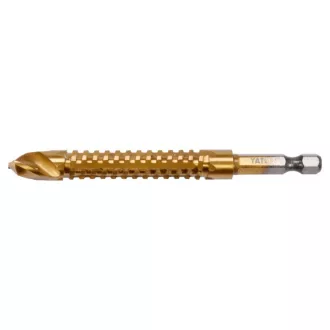   YATO Burghiu pentru metal 10,0 x 105 mm cu prindere tip bit HSS-TiN