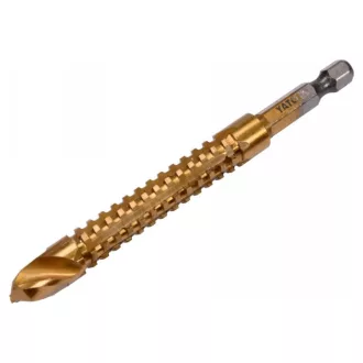   YATO Burghiu pentru metal 10,0 x 105 mm cu prindere tip bit HSS-TiN
