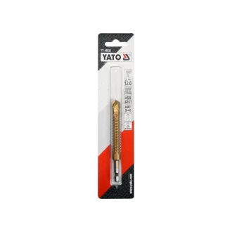   YATO Burghiu pentru metal 12,0 x 115 mm cu prindere de bit HSS-TiN