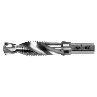   YATO Burghiu combinat de găurire și filetare M10 cu prindere de bit