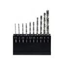 YATO Set burghiu elicoidal cu prindere bit 10 piese 1,5-6 mm HSS 6542