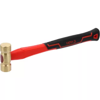 YATO Ciocan de alamă 300 g cu mâner din fibră de sticlă
