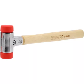 YATO Ciocan din plastic 30 mm cu mâner de hickory