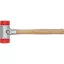 YATO Ciocan de plastic 60 mm cu mâner din lemn de hickory