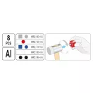 Set de ciocane interschimbabile YATO 8 piese