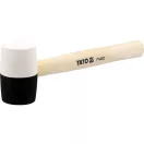 YATO ciocan cauciuc 370 g (alb-negru) 50 mm