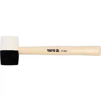 Ciocan de cauciuc YATO 580 g (alb-negru) 58 mm