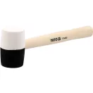 Ciocan de cauciuc YATO 580 g (alb-negru) 58 mm