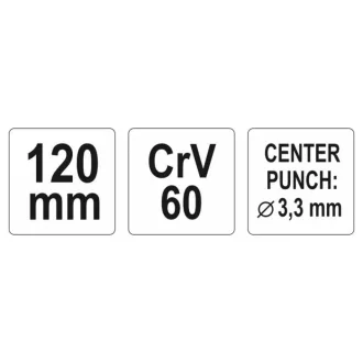 YATO Pointer 120 mm CrV60