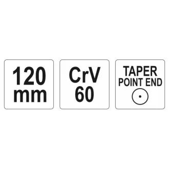 YATO Pointer 120 mm CrV60