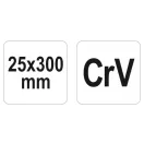 Dalta YATO pentru perete plat cu protectie pentru mana de 300 mm