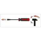 Set fier de călcat YATO Tension din 3 piese cu impact