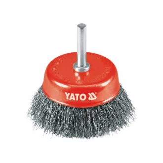 YATO Perie cu tijă pentru cupe 75 inox