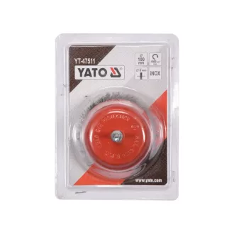 YATO Perie cu tijă pentru freză 100 mm inox