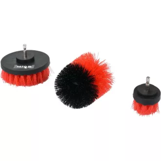   YATO Set de perii din nylon 3 bucăți 5, 8, 10 mm cu prindere pentru bit