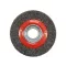 YATO Perie rotativă 150 x 32 mm cu inele de reducție inox