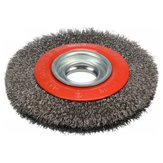 YATO Perie rotativă 150 x 32 mm cu inele de reducție inox