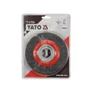YATO Perie rotativă 150 x 32 mm cu inele de reducție inox