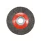 YATO Perie circulară 200 x 32 mm cu inele de reducție inox