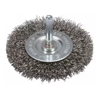 YATO Perie circulară cu ax 75 mm inox